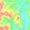 Mappa topografica Malapad na Parang, altitudine, rilievo