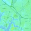 Mappa topografica Suburban Acres, altitudine, rilievo