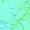 Mappa topografica Macabebe, altitudine, rilievo