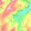 Mappa topografica Llansannan, altitudine, rilievo