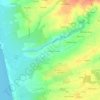 Mappa topografica Le Stang, altitudine, rilievo