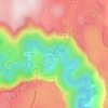 Mappa topografica Cirque de Navacelles, altitudine, rilievo