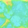 Mappa topografica Grantham, altitudine, rilievo