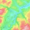Mappa topografica Le Puy Bernard, altitudine, rilievo