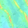 Mappa topografica Rangamati, altitudine, rilievo