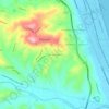 Mappa topografica Colle San Giovanni, altitudine, rilievo