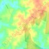 Mappa topografica Bells Crossroad, altitudine, rilievo