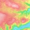 Mappa topografica La Forestière, altitudine, rilievo