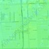 Mappa topografica Sunshine Park, altitudine, rilievo