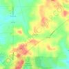 Mappa topografica Redmond, altitudine, rilievo