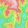 Mappa topografica Estivareil, altitudine, rilievo