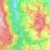 Mappa topografica Fradusto, altitudine, rilievo