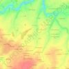 Mappa topografica La Roulerie, altitudine, rilievo