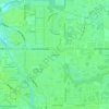 Mappa topografica Eastgate, altitudine, rilievo