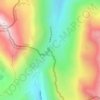 Mappa topografica Passo Forcola di Livigno, altitudine, rilievo