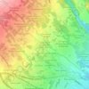 Mappa topografica Santa Clara (Camino a El Lienzo Charro), altitudine, rilievo