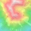 Mappa topografica Mont Guillaume, altitudine, rilievo