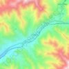Mappa topografica Chosica, altitudine, rilievo