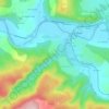 Mappa topografica Darasse, altitudine, rilievo