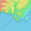 Mappa topografica La Petite Aiguille, altitudine, rilievo