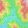 Mappa topografica Lusong, altitudine, rilievo