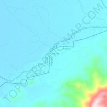 Mappa topografica Nihokhu, altitudine, rilievo