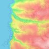 Mappa topografica Stoke, altitudine, rilievo