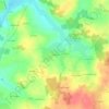 Mappa topografica Le Manoir, altitudine, rilievo