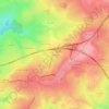 Mappa topografica La Gaune, altitudine, rilievo