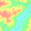 Mappa topografica Вакино, altitudine, rilievo