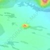 Mappa topografica Island Hill, altitudine, rilievo