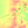 Mappa topografica Coolgardie, altitudine, rilievo