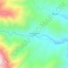 Mappa topografica Chuchumbletza Alto, altitudine, rilievo