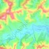 Mappa topografica Crocetta di Sopra, altitudine, rilievo
