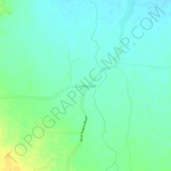 Mappa topografica Carilucud, altitudine, rilievo