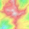 Mappa topografica Geier, altitudine, rilievo