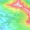 Mappa topografica Les Infournas Hauts, altitudine, rilievo