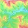Mappa topografica Tre Fiumi, altitudine, rilievo