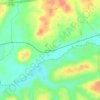 Mappa topografica Box Springs, altitudine, rilievo