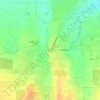 Mappa topografica Wylie, altitudine, rilievo