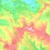 Mappa topografica Chasseignas, altitudine, rilievo