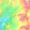 Mappa topografica Grand Cayre de la Madone, altitudine, rilievo