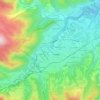 Mappa topografica Plaine Saint-Martin, altitudine, rilievo