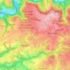 Mappa topografica Krähwinkel, altitudine, rilievo