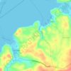 Mappa topografica Rizal, altitudine, rilievo