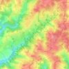 Mappa topografica Le Tuquet, altitudine, rilievo