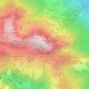 Mappa topografica Brünnstein, altitudine, rilievo
