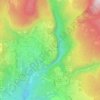 Mappa topografica Dovena, altitudine, rilievo