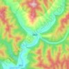 Mappa topografica 唐藏镇, altitudine, rilievo