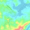 Mappa topografica Santos Degollado, altitudine, rilievo